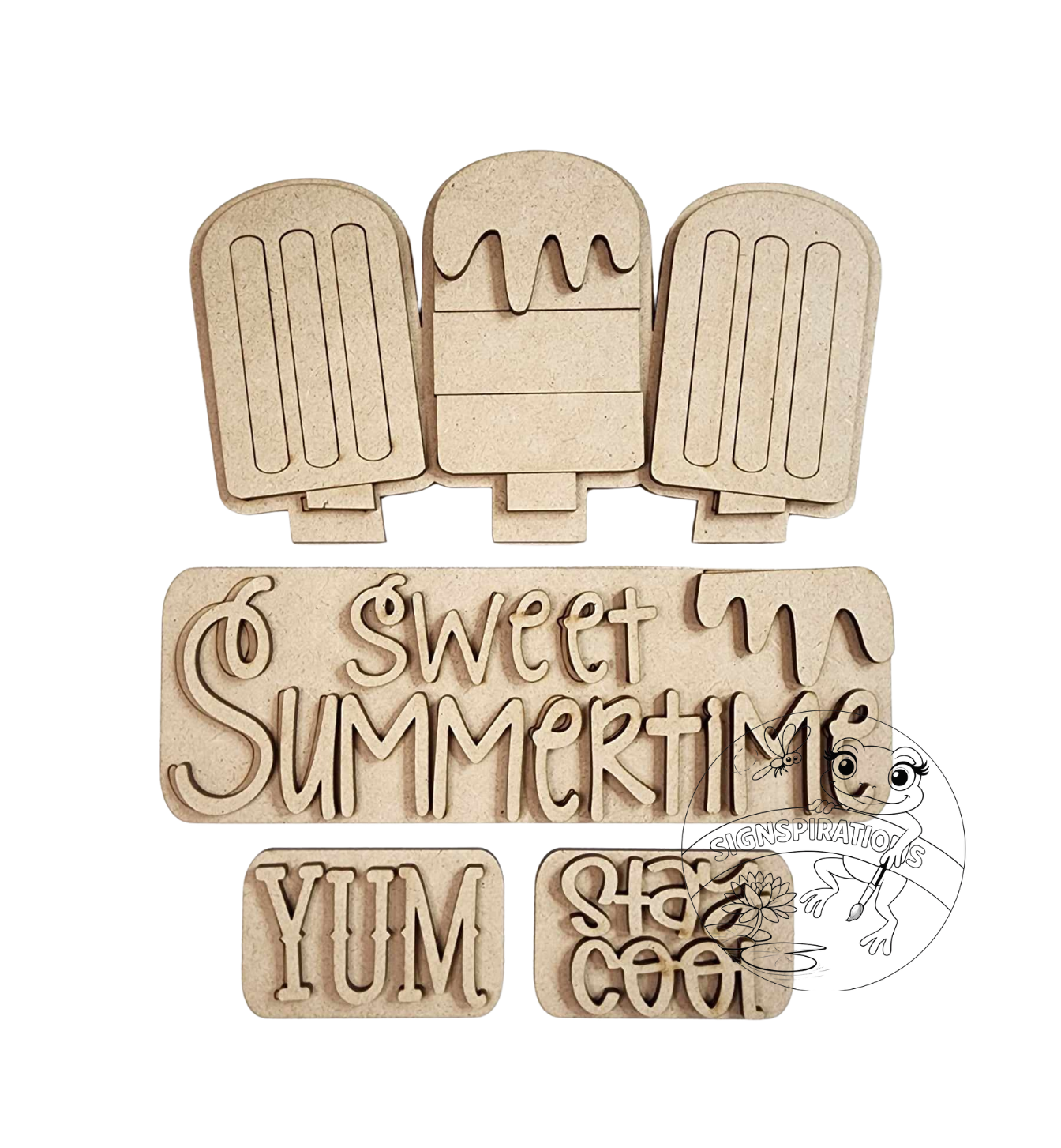 Inserts (3 parts) - Truck, Basket, House, Wall Hanger