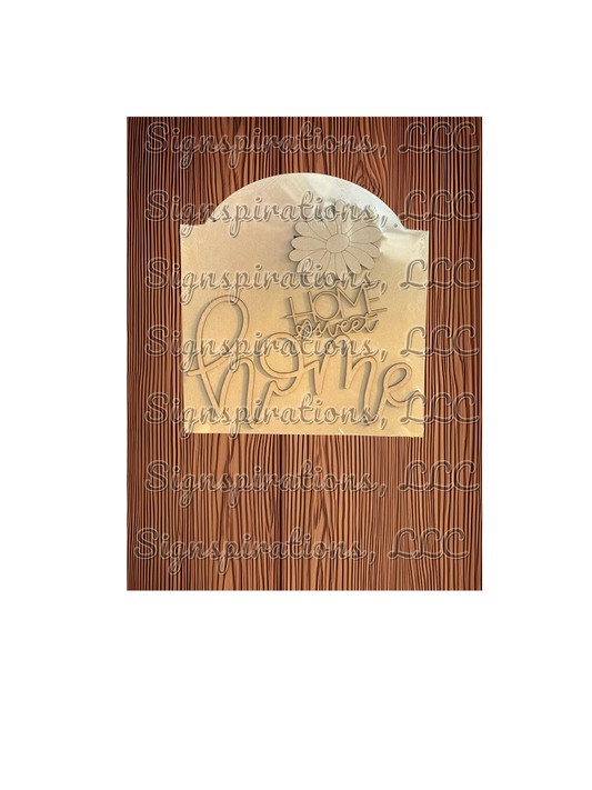 DIY Home Sweet Home Daisy 3D