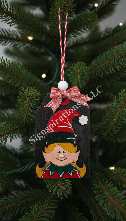 Elf Ornament - Girl