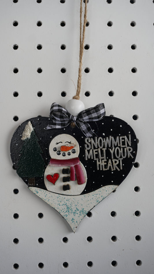 Snowmen Melt Your Heart Ornament