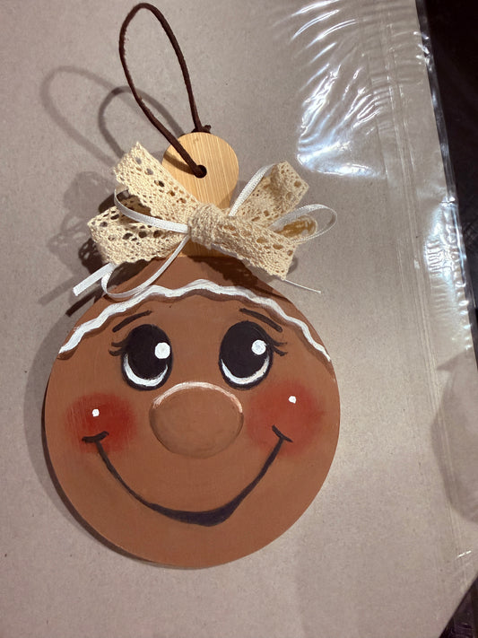 Gingerbread - handpainted mini cheeseboard