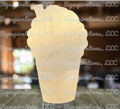DIY Frappuccino Wood Blank