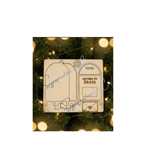 Pop-Out Ornament Kit: Letters to Santa mailbox