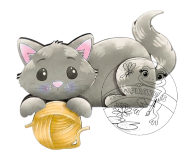 Cat - Animal Shelf Hanging Sitter over shelf - unpainted wooden cutouts, ready to paint